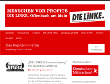 Tablet Screenshot of die-linke-of-stadt.de